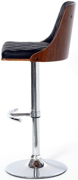 Stołek barowy OTE Gemini 38 x 111 cm Czarny (5902349978147) - obraz 5