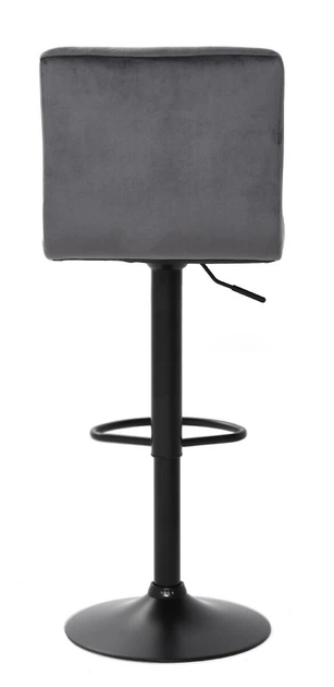 Барний стілець OTE Kappa Velvet 42 x 37 x 116 см Сірий (5908221408665) - зображення 5