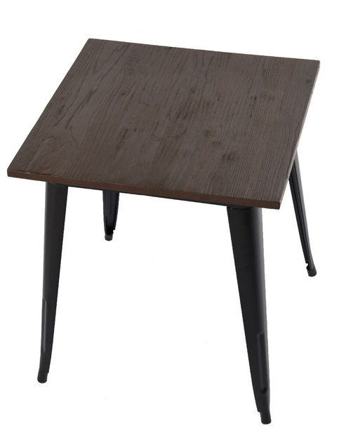 Stół OTE Altea loft metal + drewno 70 x 70 x 77.5 cm (5908221407910) - obraz 5