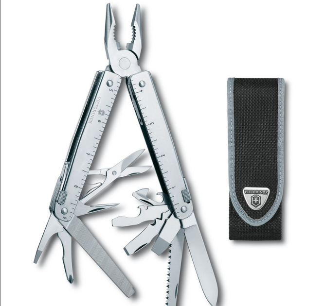 Мультитул, мультиинструмент Victorinox SWISSTOOL Vx30327.N 26 функций 115 мм + Чехол нейлон - изображение 2