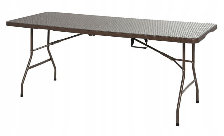 Stół składany OTE cateringowy 180 x 70 x 74 cm Brązowy (5908221407415) - obraz 3