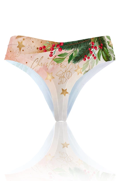 Трусики-стрінги TOTALFIT XP2K10-P6 Christmas Baby S Рожевий - зображення 2