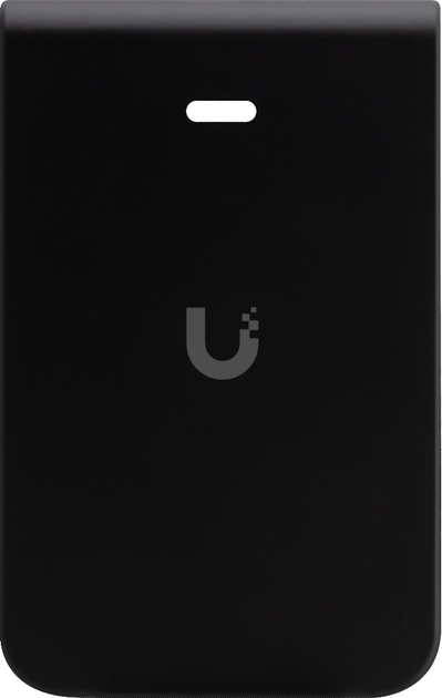 Набір з 3 корпусів для точок доступу Ubiquiti UniFi In-Wall HD Cover Black (IW-HD-BK-3) - зображення 1