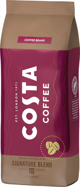 Кава в зернах Costa Coffee Signature Blend Dark 1 кг (KIHCFFKZI0001) - зображення 1