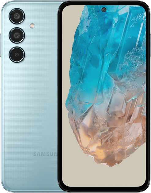 Мобільний телефон Samsung Galaxy M35 5G 6/128GB Light Blue (SM-M356BLBBEUE) - зображення 1