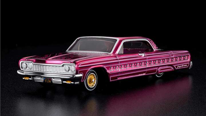 Машинка Premium Hot Wheels '64 Impala Red Line Club RLC 1:64 GLH86