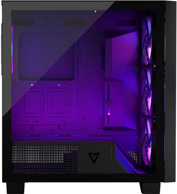 Корпус Modecom Volcano Perun Apex ARGB Midi Black (AT-PERUN-4F-ARGB-10-000000-0002) - изображение 3