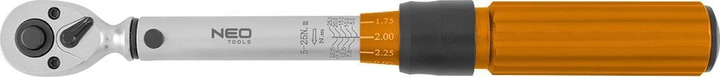 Zestaw NEO Tools klucz dynamometryczny dwukierunkowy 1/4" 5 - 25 Nm z nasadkami 21 szt. 08-821 (5907558458954) - obraz 5