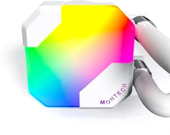 Chłodzenie wodne Montech HyperFlow ARGB 360 White - obraz 5