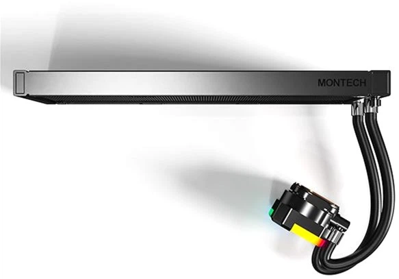 Chłodzenie wodne Montech HyperFlow ARGB 360 Black - obraz 4