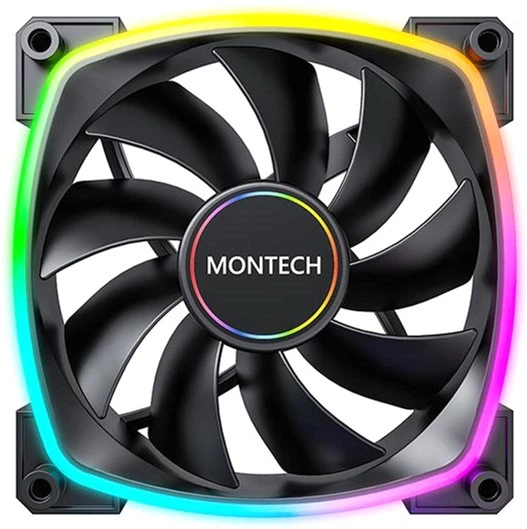 Вентилятор Montech AX140 PWM Black - зображення 2