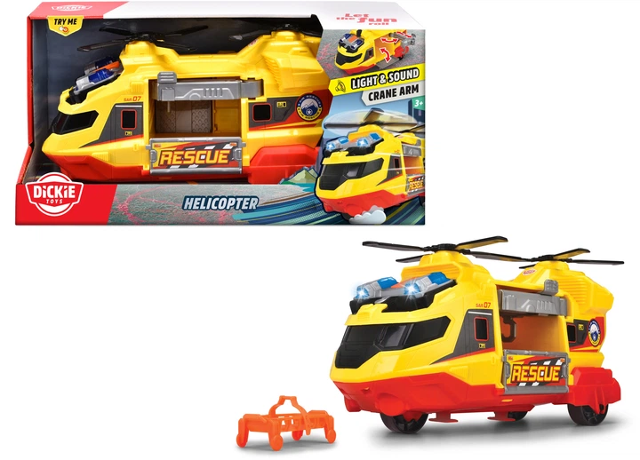 Функціональний гелікоптер Dickie Toys Служба порятунку (4006333088636) - зображення 8