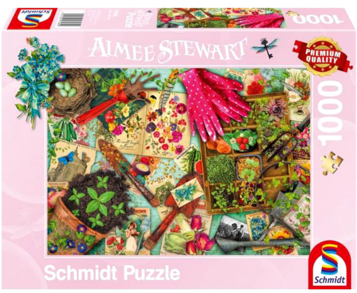 Puzzle Schmidt Aimee Stewart Wszystko dla ogrodu 69 x 49 cm 1000 elementów (4001504575809) - obraz 1