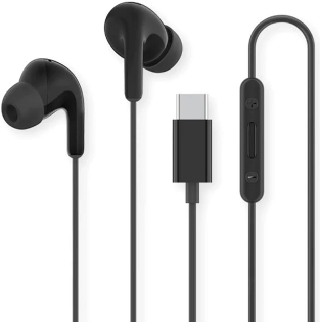 Акція на Навушники Xiaomi Type-C Earphones  Black від Rozetka