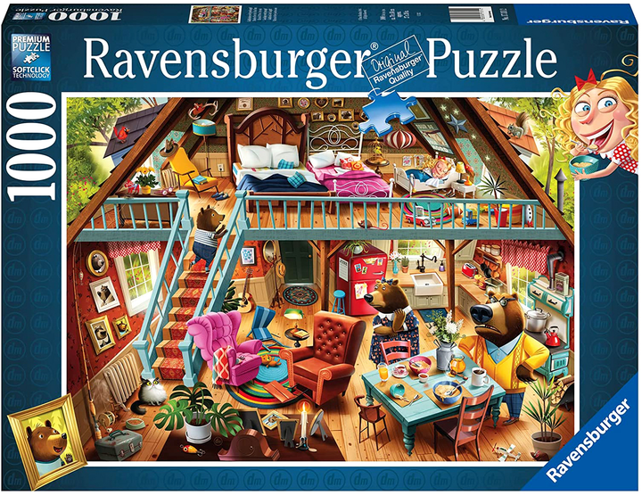 Пазл Ravensburger Викрадення Золотоволоски 70 x 50 см 1000 деталей (4005556173112) - зображення 1