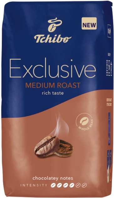 Kawa ziarnista Tchibo Exclusive Medium Roastt 1 kg (4061445212690) - obraz 1