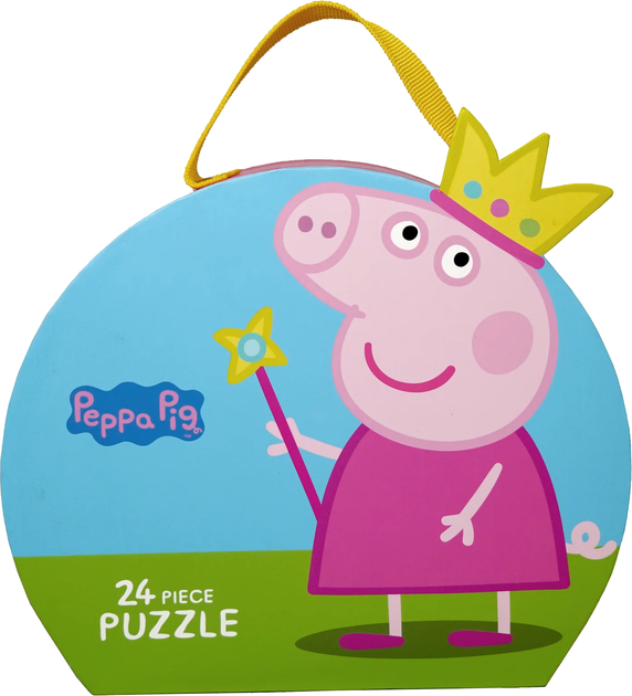 Пазл Barbo Toys Peppa Pig Принцеса у валізі 40 x 60 x 0.2 см 24 деталі (5704976090205) - зображення 1