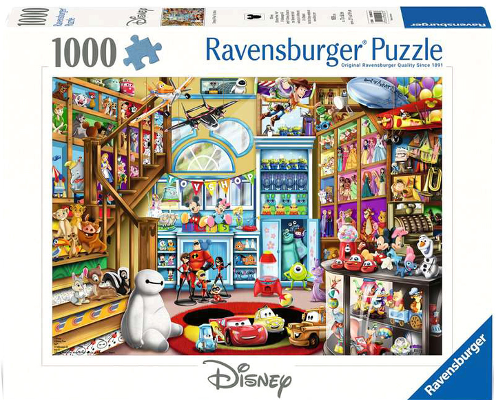 Puzzle Ravensburger Świat Disney 70 x 50 cm 1000 elementów (4005555005278) - obraz 1