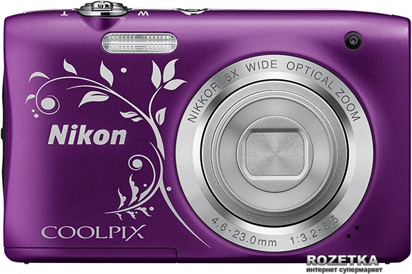 Фотоаппарат Nikon Coolpix S2900 Purple Lineart (VNA834E1) купить