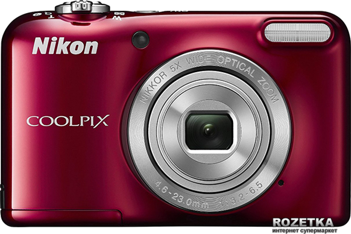 Фотоапарат Nikon Coolpix L31 Red (VNA872E1) купити на