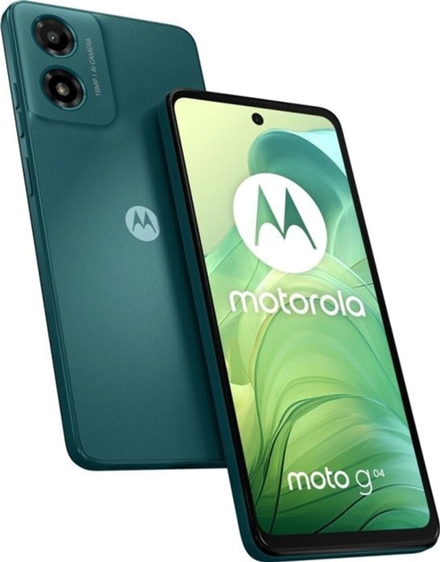 Smartfon Motorola Moto G04 4/128GB Sea Green (PB130051PL) - obraz 1