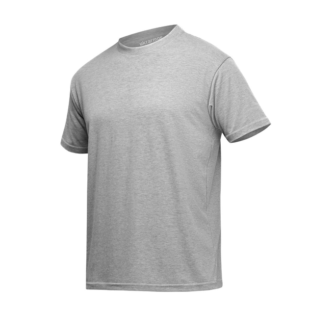 Футболка Basic Military Ukramor T-shirt без логотипу. Cotton and Elastane, сірий S - зображення 1