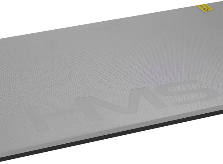 Килимок для йоги та фітнесу HMS Premium з отворами 110 x 55 x 1.5 см Сіро-чорний (5907695512120) - зображення 3