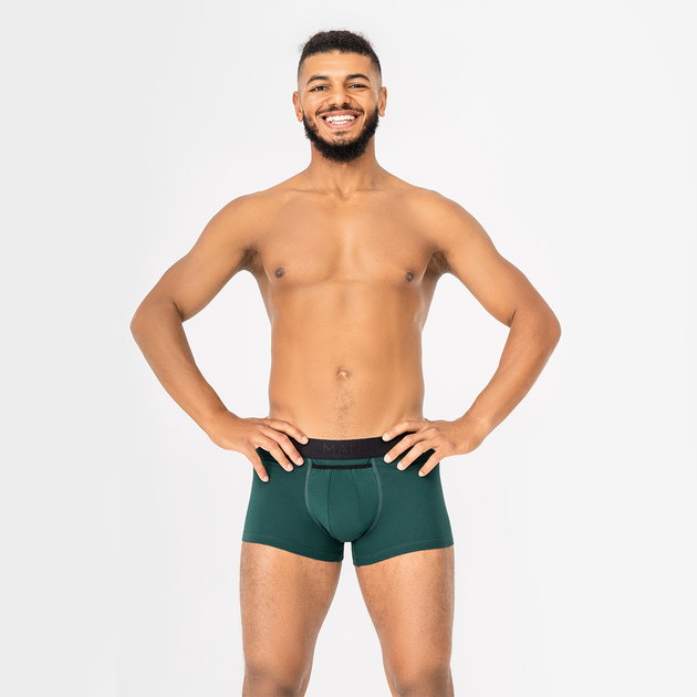 Чоловічі анатомічні боксери Anatomic Classic Black Series Micromodal, темно-зелений XL BSM100-13 - зображення 3