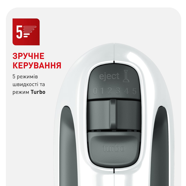 Міксер TEFAL PREP'MIX+ STANDBOWL HT464138 - зображення 4