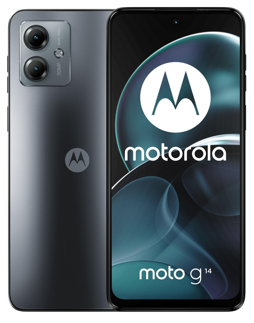 Мобільний телефон Motorola Moto G14 8/256GB Steel Gray (TKOMOTSZA0366) - зображення 1