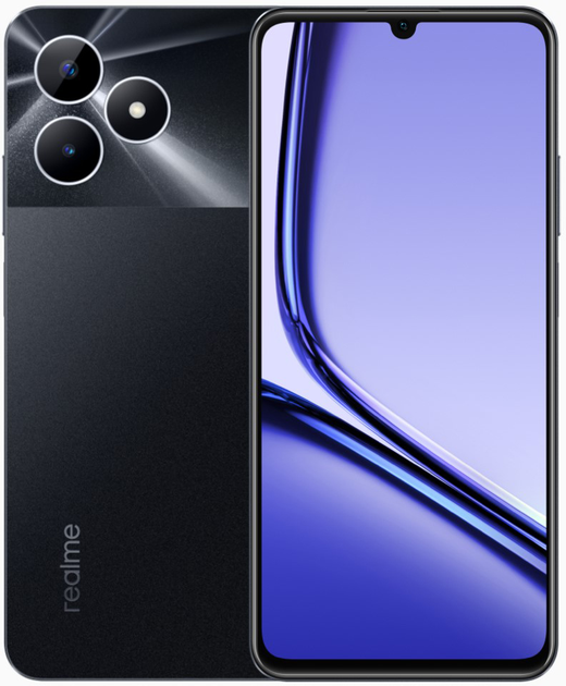 Smartfon Realme Note 50 3/64GB Midnight Black (6941764425903) - obraz 1