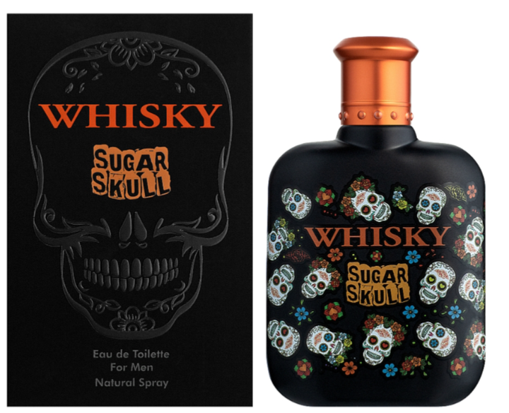 Туалетна вода для чоловіків Evaflor Whisky Sugar Skull 100 мл (3509161109272) - зображення 2