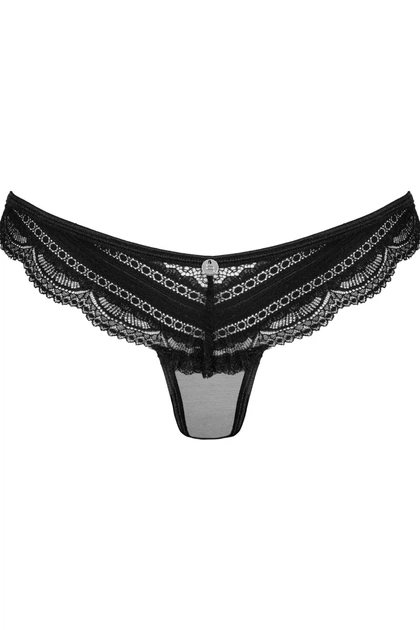Трусики бразилиана Obsessive 4/5(L/XL) Черный (102072) - изображение 5