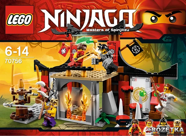 Конструктор LEGO NINJAGO Столкновение в Додзё (70756) – игрушки с