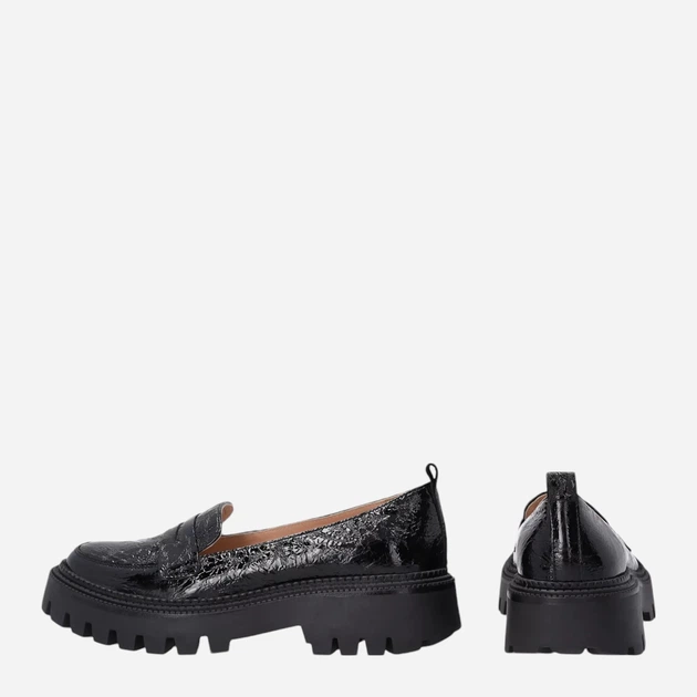 Жіночі лофери зі шкіри VENEZIA V003CRBLOBM102 39 Чорні (5906140583548) - зображення 4