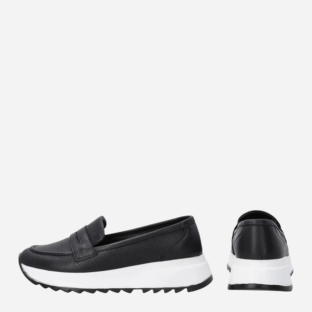 Mokasyny damskie skórzane VENEZIA D006LEBLOBM048 41 Czarne (5906140518533) - obraz 4