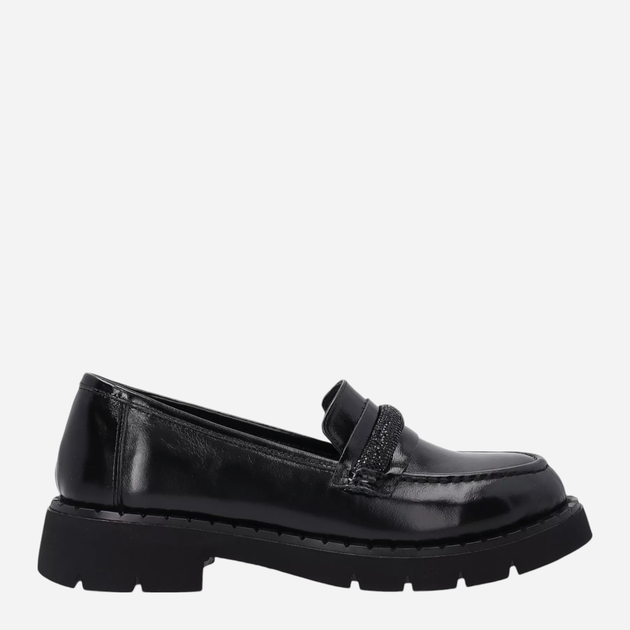 Loafersy damskie skórzane Venezia H001PABLOBM045 38 Czarne (5906140525531) - obraz 1