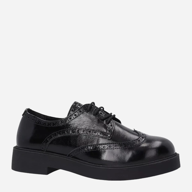 Brogsy damskie skórzane VENEZIA D020PABLOBL032 40 Czarne (5906140521274) - obraz 3