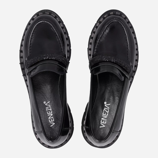 Loafersy damskie skórzane VENEZIA H001PABLOBM045 38 Czarne (5906140525531) - obraz 5