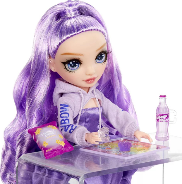 VIOLET ＆ WRENラウンジウェア　アイピロー付き！ Лялька Rainbow High Sparkle & Shine Віола з аксесуарами (427810