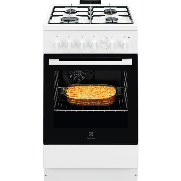 Плита газова ELECTROLUX LKG504011W - зображення 1