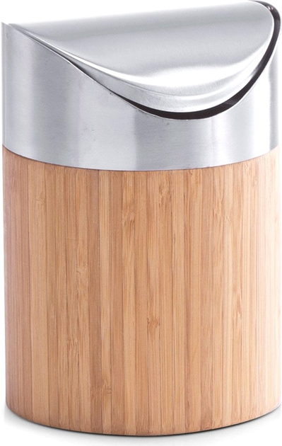 Kosz łazienkowy Zeller Mini Bamboo 2 l Bambusowy (4003368252810) - obraz 1