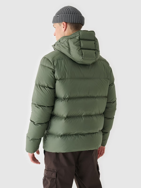 Пуховик зимний мужской 4F Down Jacket M513 4FWAW24TDJAM513-44S M Хаки (5905700068808) 