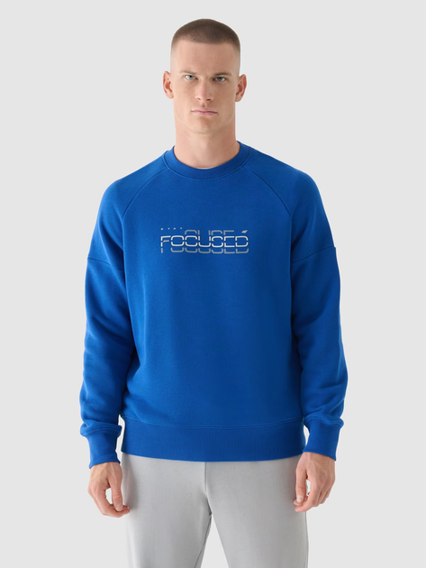 Світшот чоловічий 4F Sweatshirt M1255 4FWAW24TSWSM1255-33S XL Блакитний від Rozetka на платформі USKIDKA Акція на Світшот чоловічий 4F Sweatshirt M1255 4FWAW24TSWSM1255-33S XL Блакитний від Rozetka