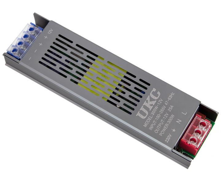 Блок питания UKC 300W-12V 25A металлический 9520 - изображение 2