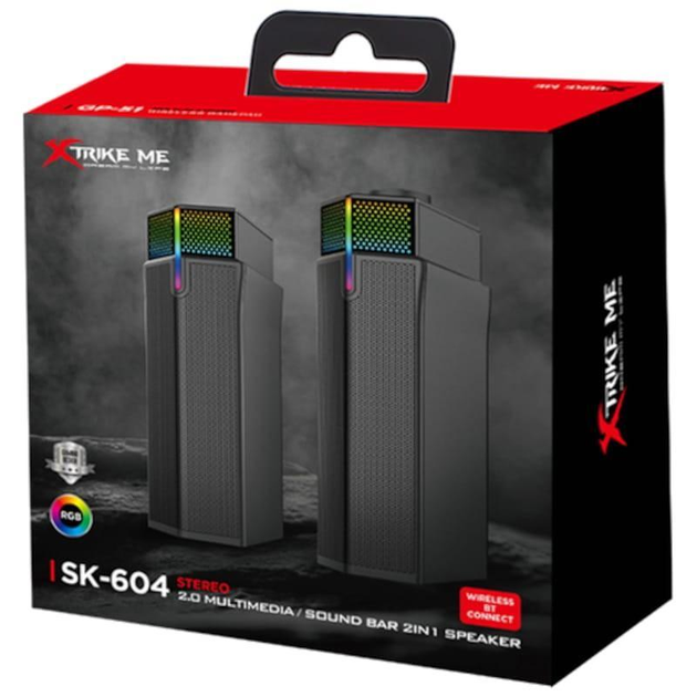 Компьютерная акустика колонка для пк и ноутбука XTRIKE ME SK-604 |5Wx2, RGB| - изображение 6
