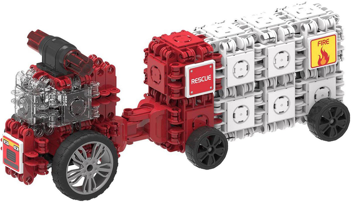 Klocki konstrukcyjne Clicformers Rescue Kit 7 w 1 Straż pożarna 73 elementów (8809465532888) - obraz 7