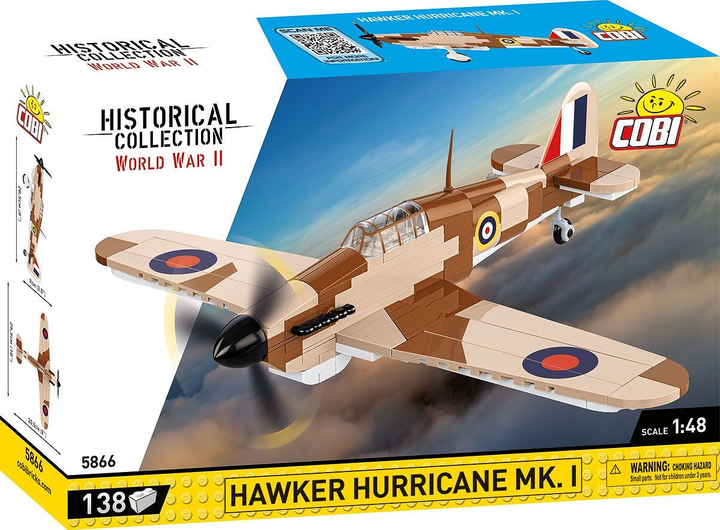 Конструктор Cobi HC WWII Hawker Hurricane Mk. I 138 деталей (5902251058661) - зображення 1