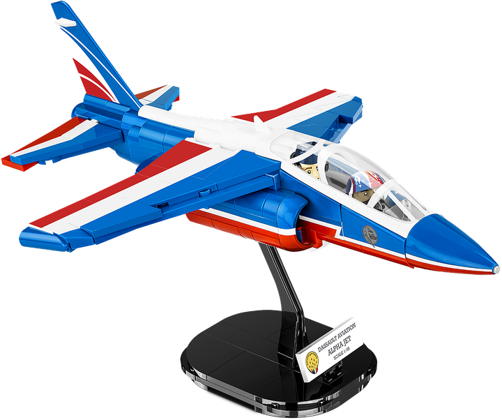 Klocki konstrukcyjne Cobi Armed Forces Alpha Jet Patrouille de France 387 elementów (5902251058418) - obraz 2