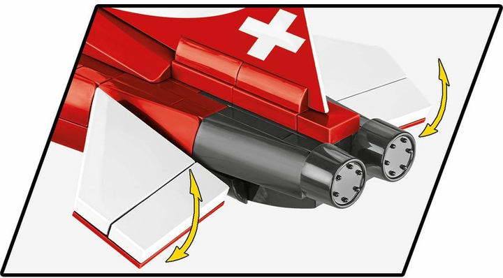 Klocki konstrukcyjne Cobi Armed Forces Northrop F-5E Tiger II 351 elementy (5902251058579) - obraz 4